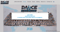 Desktop Screenshot of dancedimensionsmineola.com